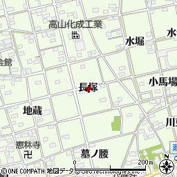 愛知県一宮市瀬部長塚周辺の地図