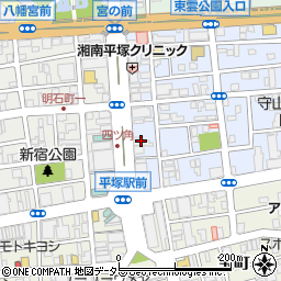 中央労働金庫平塚支店周辺の地図
