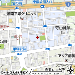 神奈川県平塚市宮の前7周辺の地図