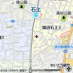 神奈川県藤沢市鵠沼石上3丁目4-2周辺の地図