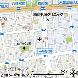 ホテルリブマックス平塚駅前周辺の地図