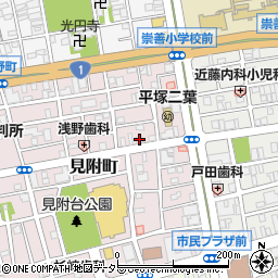 朝日新聞サービスアンカー　ＡＳＡ平塚中里周辺の地図