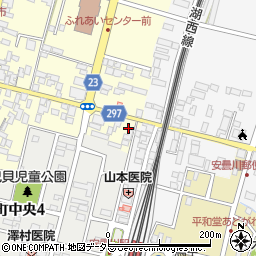 滋賀県高島市安曇川町田中43周辺の地図