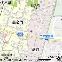 愛知県犬山市藪畔47-5周辺の地図