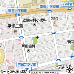 ザ・パーク平塚明石町５駐車場周辺の地図