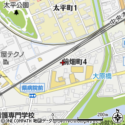 岐阜県多治見市前畑町4丁目8周辺の地図