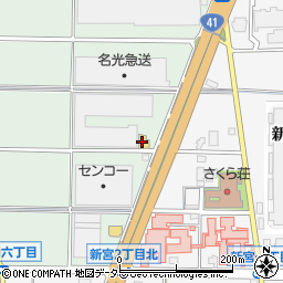川喜 大口店周辺の地図