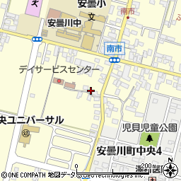 滋賀県高島市安曇川町田中470周辺の地図