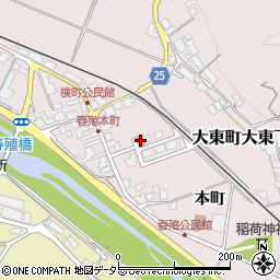 本町公民館周辺の地図