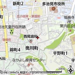 岐阜県多治見市窯町28周辺の地図
