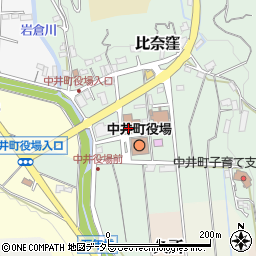 中井町役場　税務町民課窓口保険班周辺の地図