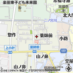 愛知県犬山市薬師前18-4周辺の地図