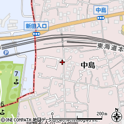 神奈川県茅ヶ崎市中島366周辺の地図
