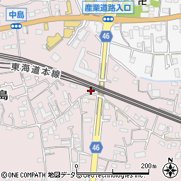 神奈川県茅ヶ崎市中島1125周辺の地図