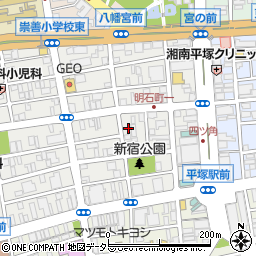 セブンイレブン平塚明石町店周辺の地図