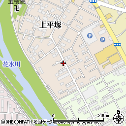 神奈川県平塚市上平塚11-49周辺の地図