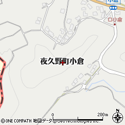 京都府福知山市夜久野町小倉周辺の地図