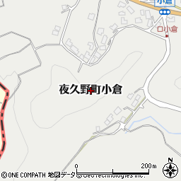 京都府福知山市夜久野町小倉周辺の地図