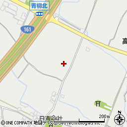 滋賀県高島市安曇川町青柳周辺の地図