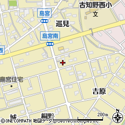 愛知県江南市島宮町吉原31周辺の地図