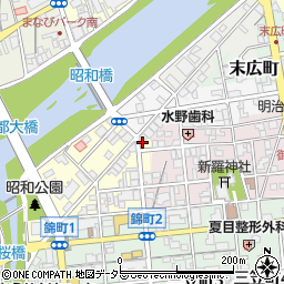 若尾酒店倉庫周辺の地図