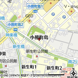 岐阜県羽島市小熊町島714周辺の地図