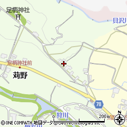 神奈川県南足柄市苅野206周辺の地図
