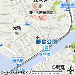 神奈川県横浜市金沢区平潟町21-4周辺の地図