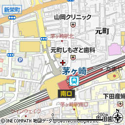 ＴＳＵＴＡＹＡ茅ヶ崎駅前店周辺の地図