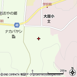 兵庫県養父市大屋町笠谷168周辺の地図