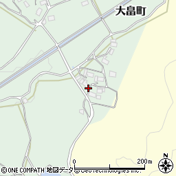 京都府綾部市大畠町岡ノ段周辺の地図