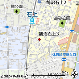 神奈川県藤沢市鵠沼石上3丁目1-21周辺の地図
