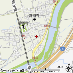 滋賀県米原市飯569周辺の地図