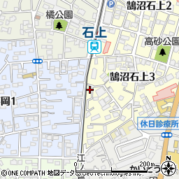神奈川県藤沢市鵠沼石上3丁目4-33周辺の地図