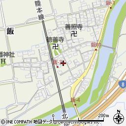 滋賀県米原市飯556周辺の地図