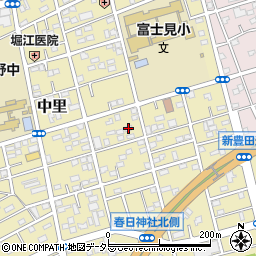 神奈川県平塚市中里14-4周辺の地図