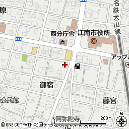 大垣共立銀行江南支店周辺の地図