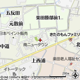 愛知県犬山市元散前周辺の地図