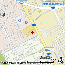 みずほ銀行上平塚 ＡＴＭ周辺の地図