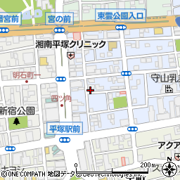 神奈川県平塚市宮の前6-26周辺の地図