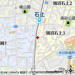 神奈川県藤沢市鵠沼石上3丁目4-32周辺の地図