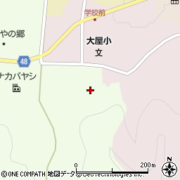 兵庫県養父市大屋町笠谷165周辺の地図