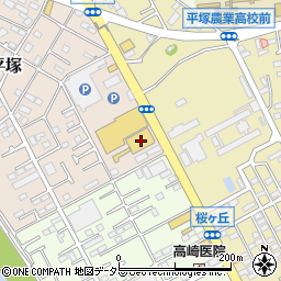 神奈川県平塚市上平塚1-70周辺の地図