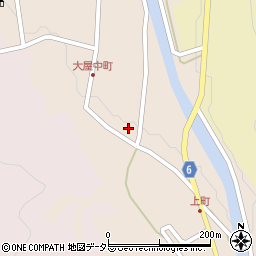 兵庫県養父市大屋町大屋市場215周辺の地図
