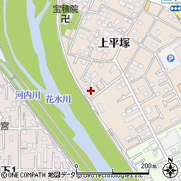 神奈川県平塚市上平塚12-10周辺の地図