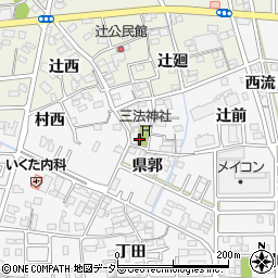 三ツ法寺公民館周辺の地図
