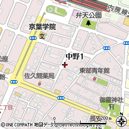 スペースＥＣＯ君津駅前第２駐車場周辺の地図