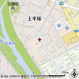 神奈川県平塚市上平塚11-47周辺の地図
