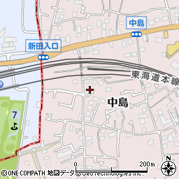 神奈川県茅ヶ崎市中島807周辺の地図
