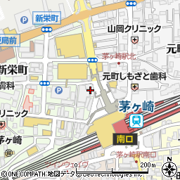 横浜銀行茅ヶ崎支店周辺の地図